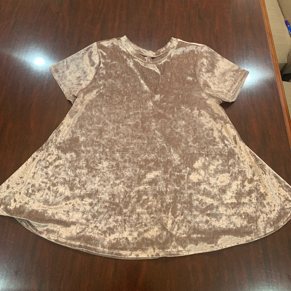 Boutique Velvet Top size S/M